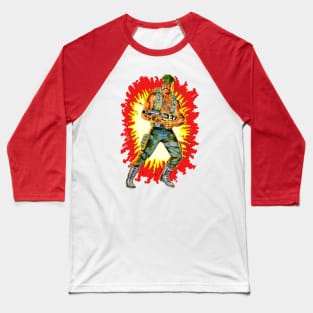 Gung Ho GI Joe toy art card Baseball T-Shirt